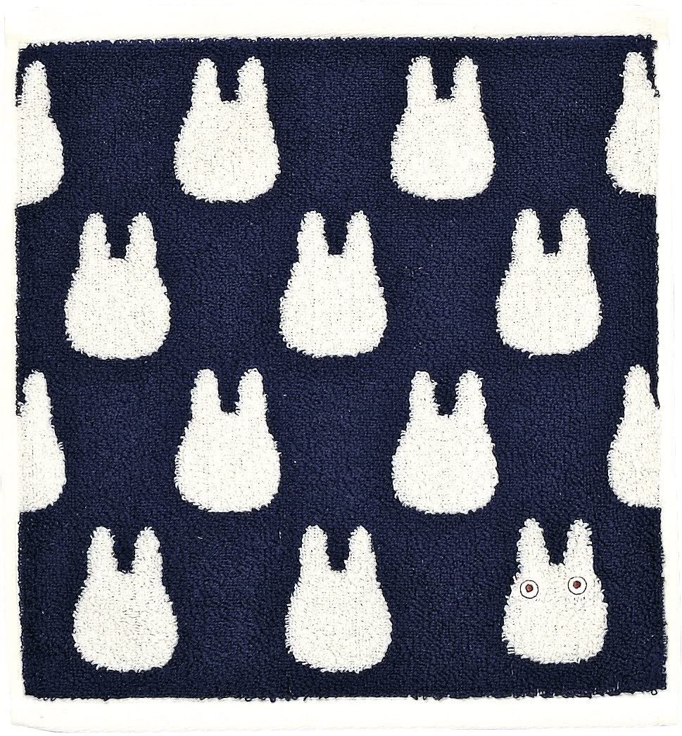 My Neighbor Totoro Silhouette Wash Towel – Studio Ghibli | Marushin Dark Blue Super Anime Store