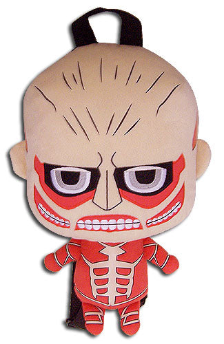Attack on Titan Colossal Titan Plush Bag 12.5" - Official AOT Backpack Super Anime Store