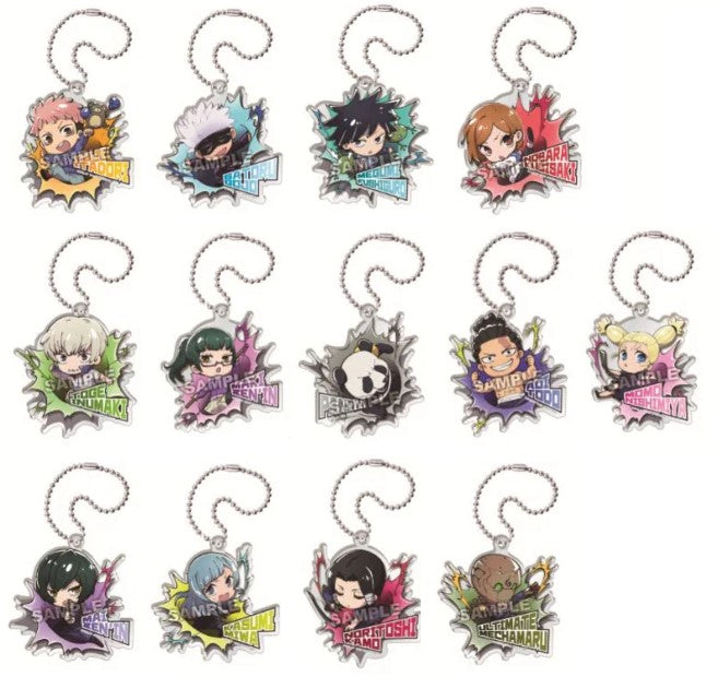 JUJUTSU KAISEN BUCHIMAS! ACRYLIC TRADING KEYCHAIN Anime Pop