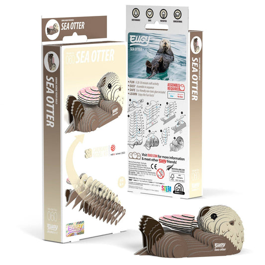 EUGY Sea Otter 3D Puzzle Olita Gifts & Goods