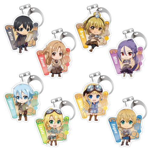Sword Art Online Acrylic Keychain - Quest Series Deformed Blind Box - Kadokawa Super Anime Store