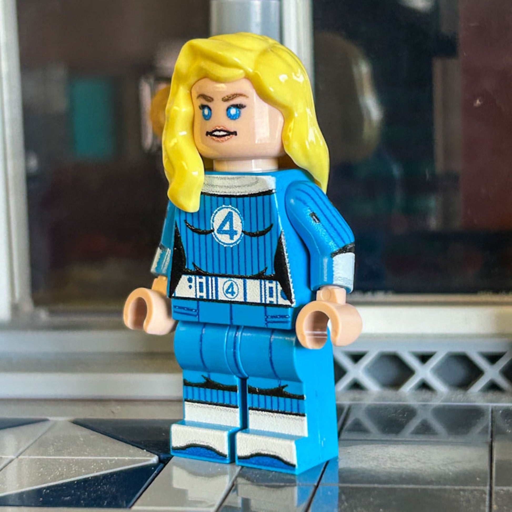 DISAPPEARING WOMAN (FanPlastic 4) made using LEGO parts - B3 Customs B3 Customs