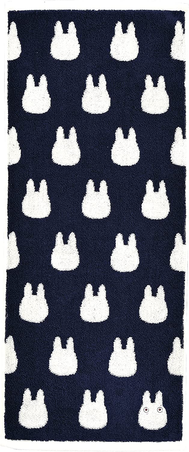 Studio Ghibli Silhouette Series (Face Towel) My Neighbor Totoro Marushin Silhouette Towel Series Blue Super Anime Store