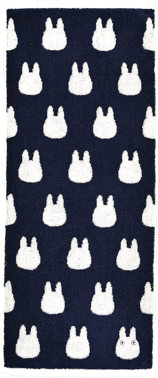 Studio Ghibli Silhouette Series (Face Towel) My Neighbor Totoro Marushin Silhouette Towel Series Blue Super Anime Store