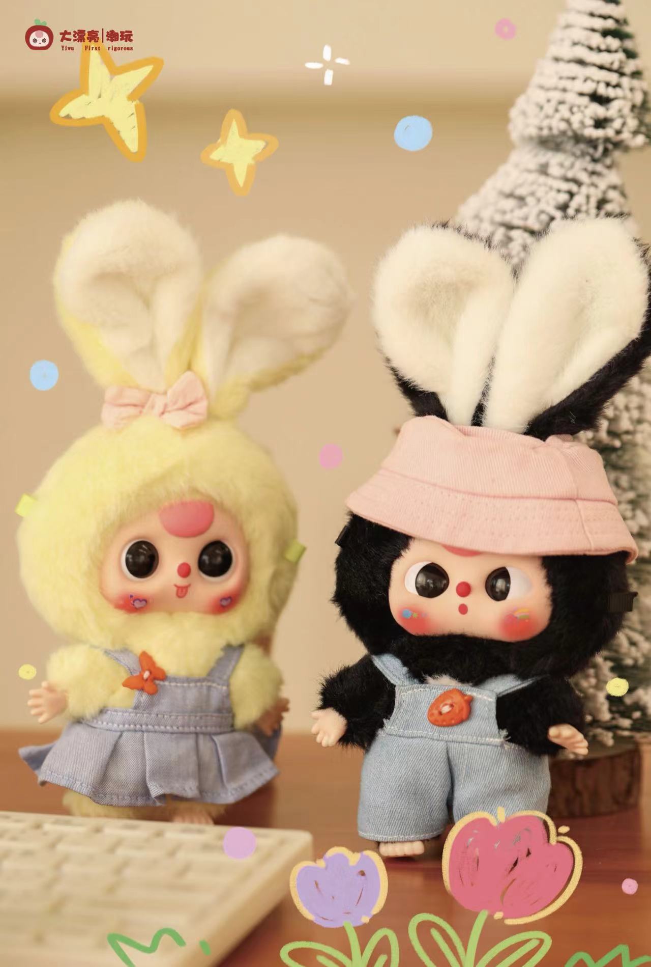 Baby Three - Macaron Rabbit Stuffed Blind Box (1 Blind Box) Super Anime Store
