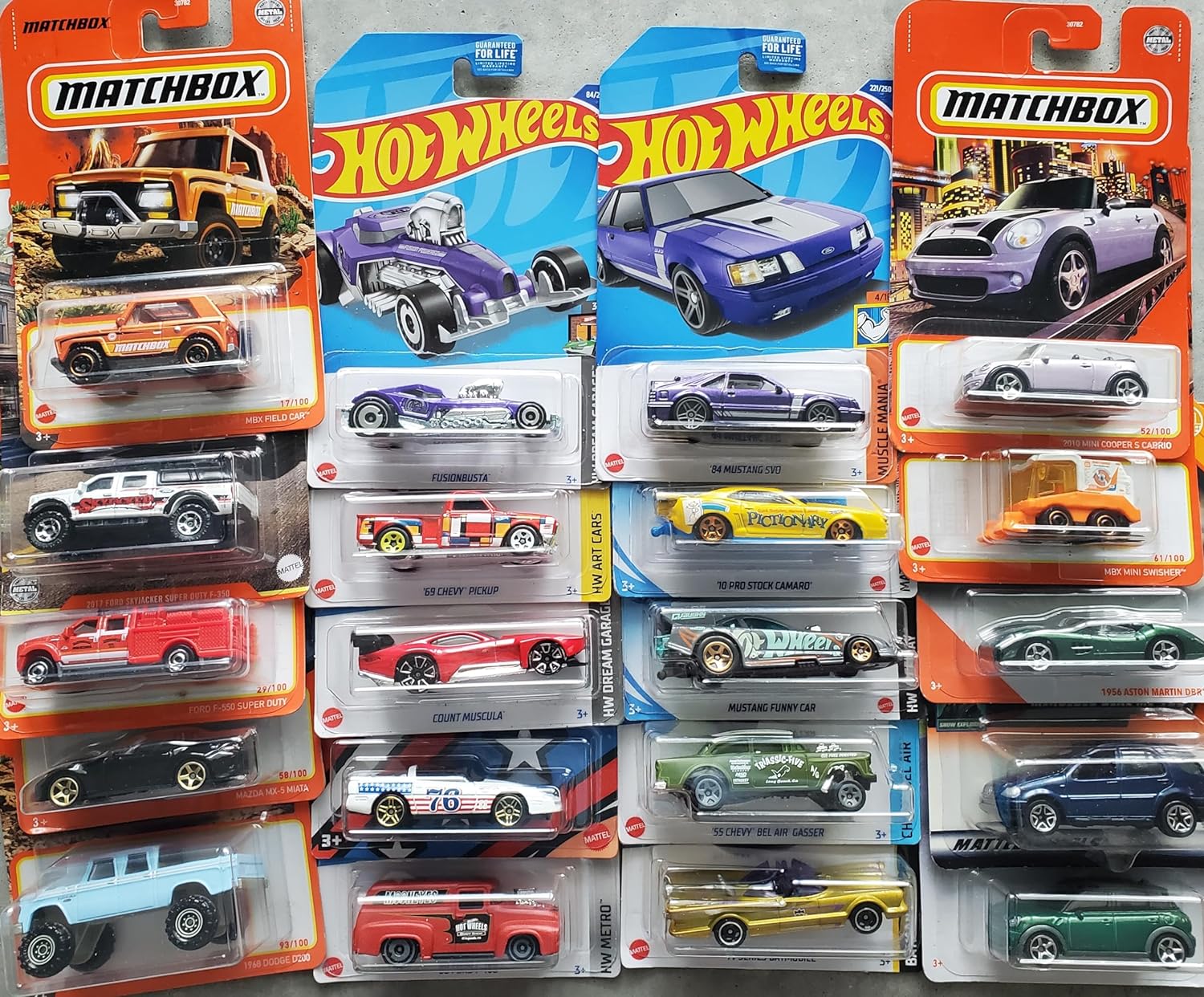 Hot Wheels & Matchbox 20-Car Random Mystery Box Jeff's Diecast & Collectibles