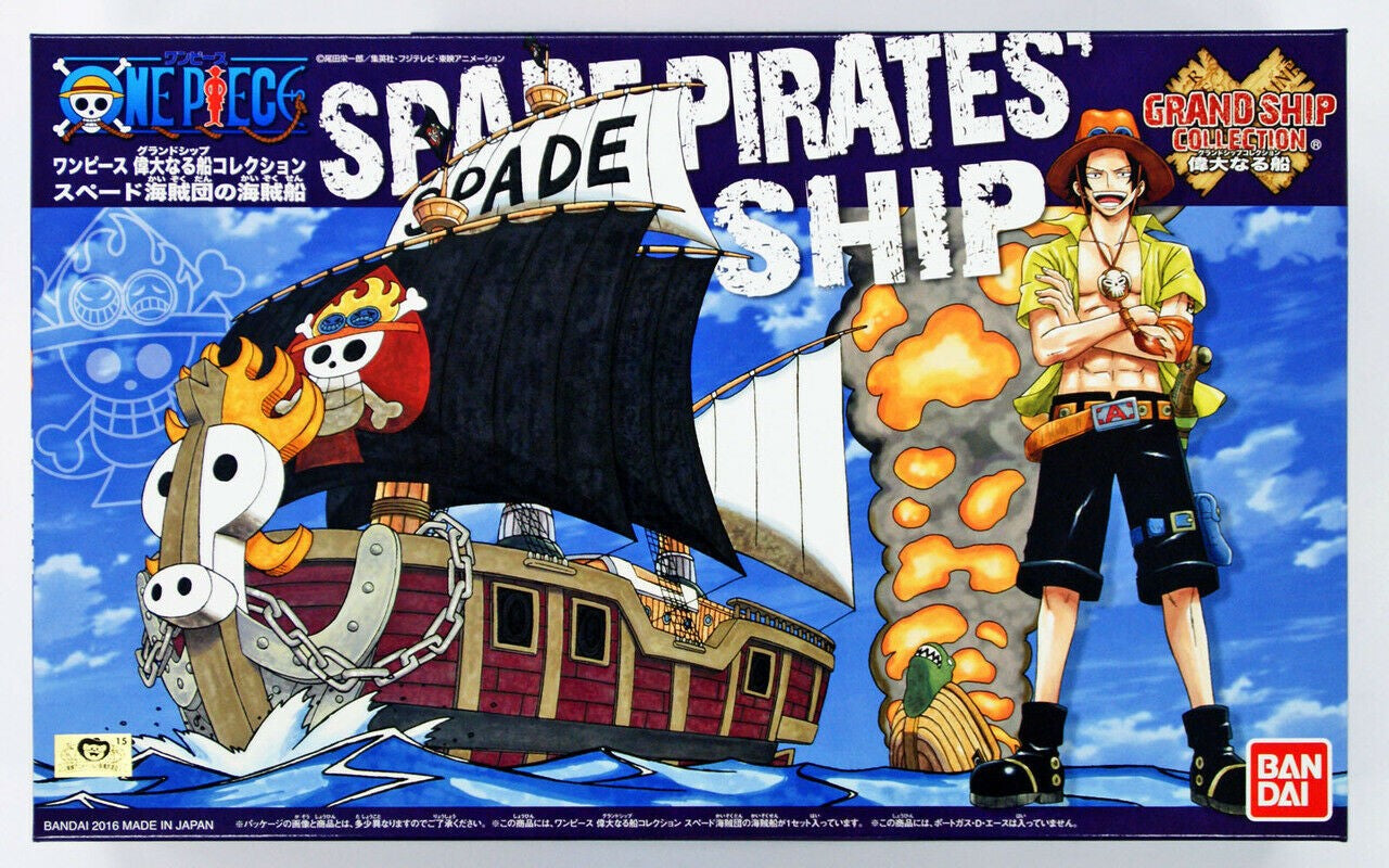 ONE PIECE - SPADE PIRATES' SHIP GRAND SHIP COLLECTION MODEL KIT Anime Pop