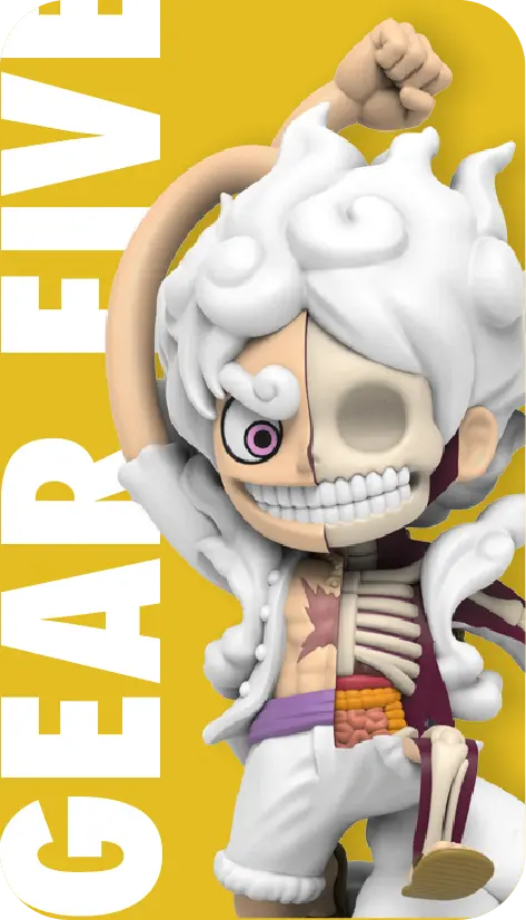 Freeny's Hidden Dissectibles: One Piece (Luffy’s Gears Edition) Blind Box (1 Blind Box) Super Anime Store
