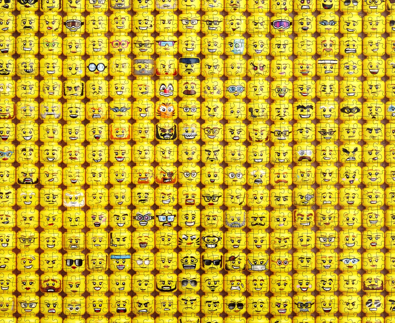 Lego Minifigure Faces Puzzle Olita Gifts & Goods