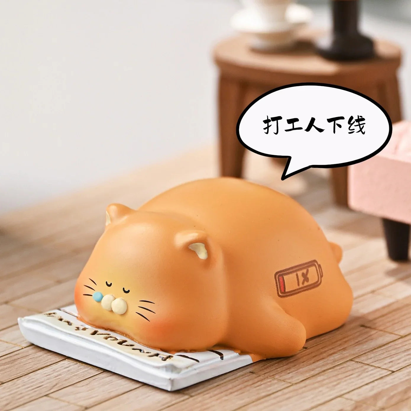 Office Cats Blind Box Figurine - Cute Cat Desk Toy Collection | 1 Random Box Super Anime Store