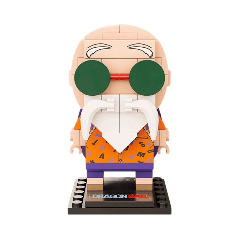 Dragon Ball Master Roshi Exclusive 4.5-Inch Building Block Toy Set Super Anime Store