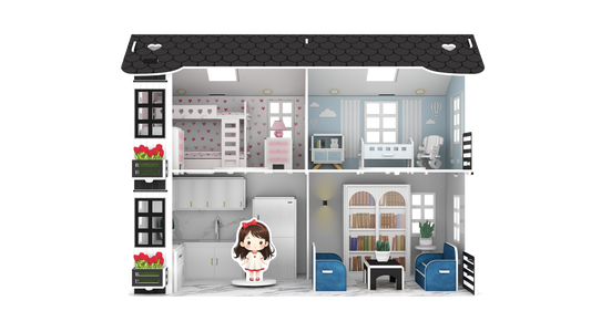 3d Puzzle Townhouse - Foam Colours Crafts