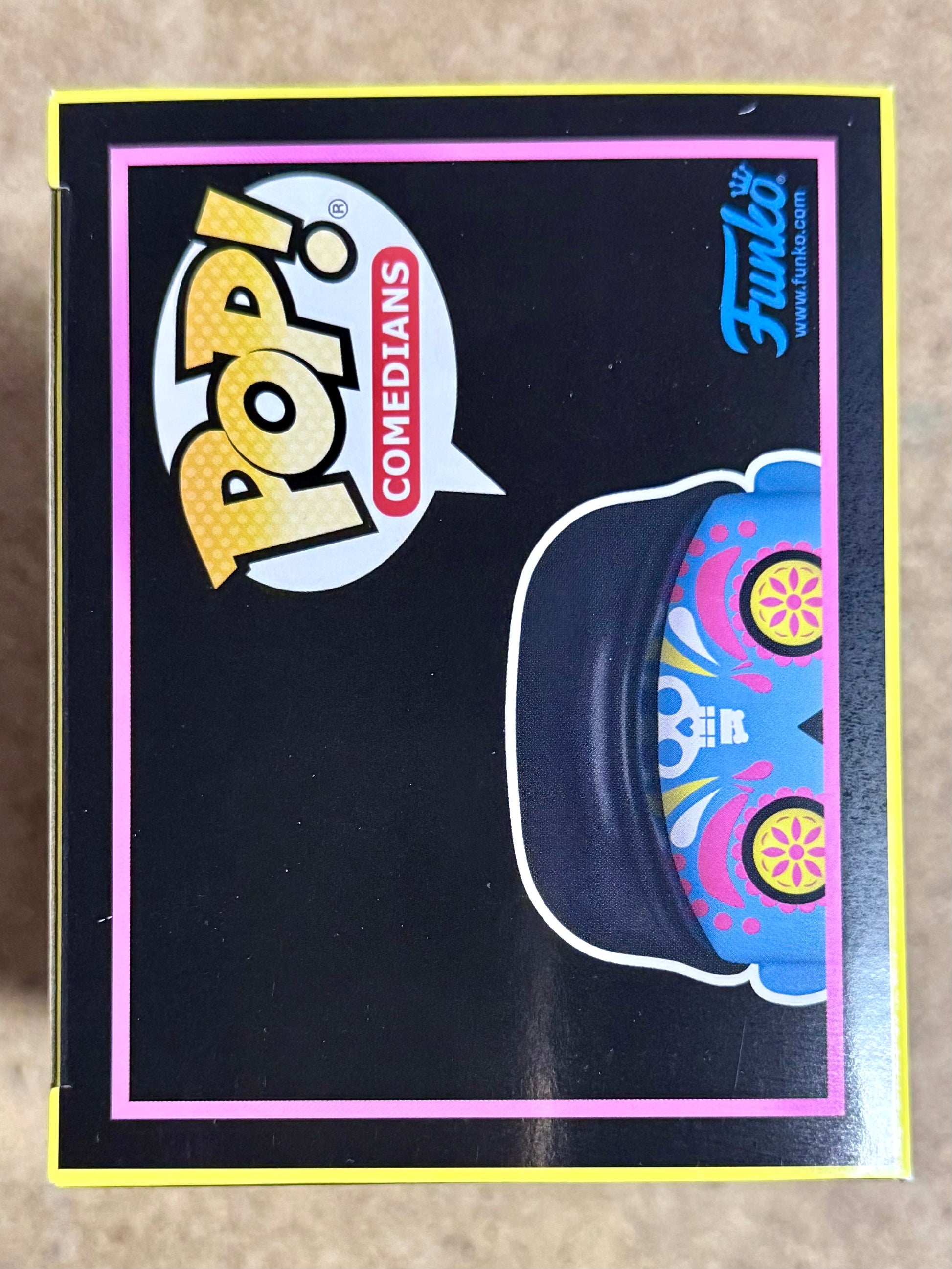 Gabriel “FLUFFY” Iglesias Signed BL Dia De Los Muertos Funko Pop! With JSA COA Mustang Comics