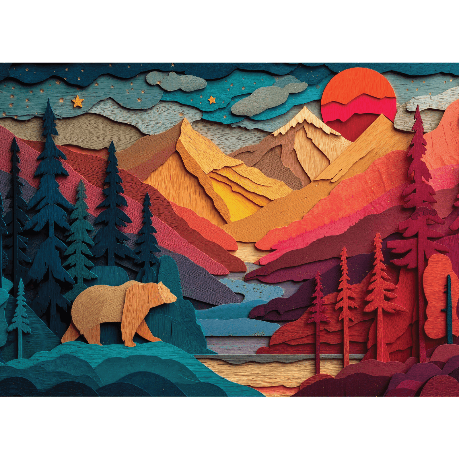 Bear Country Puzzle Olita Gifts & Goods