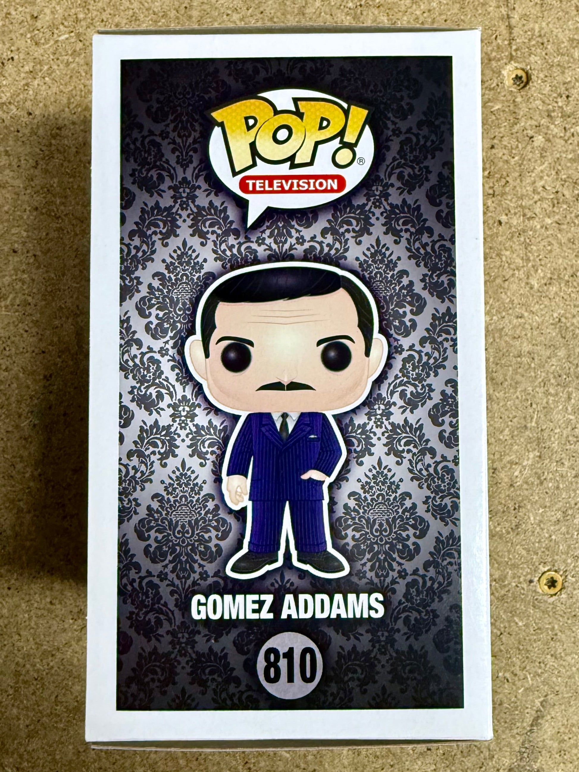 Luis Guzman Signed Gomez The Addams Family Wednesday Funko Pop! #810 With JSA COA Mustang Comics