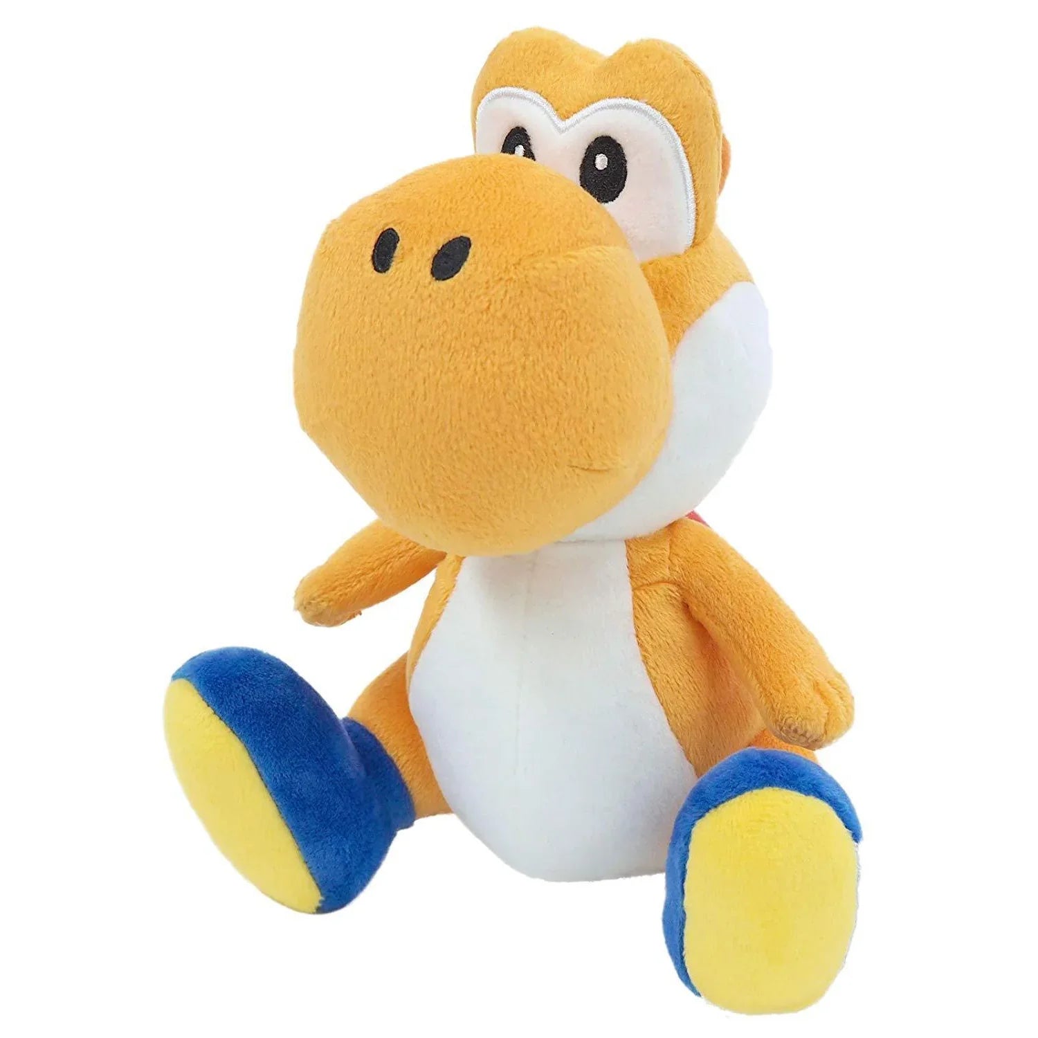 Super Mario All Star Yoshi - Orange Yoshi Plush, 7" Super Anime Store