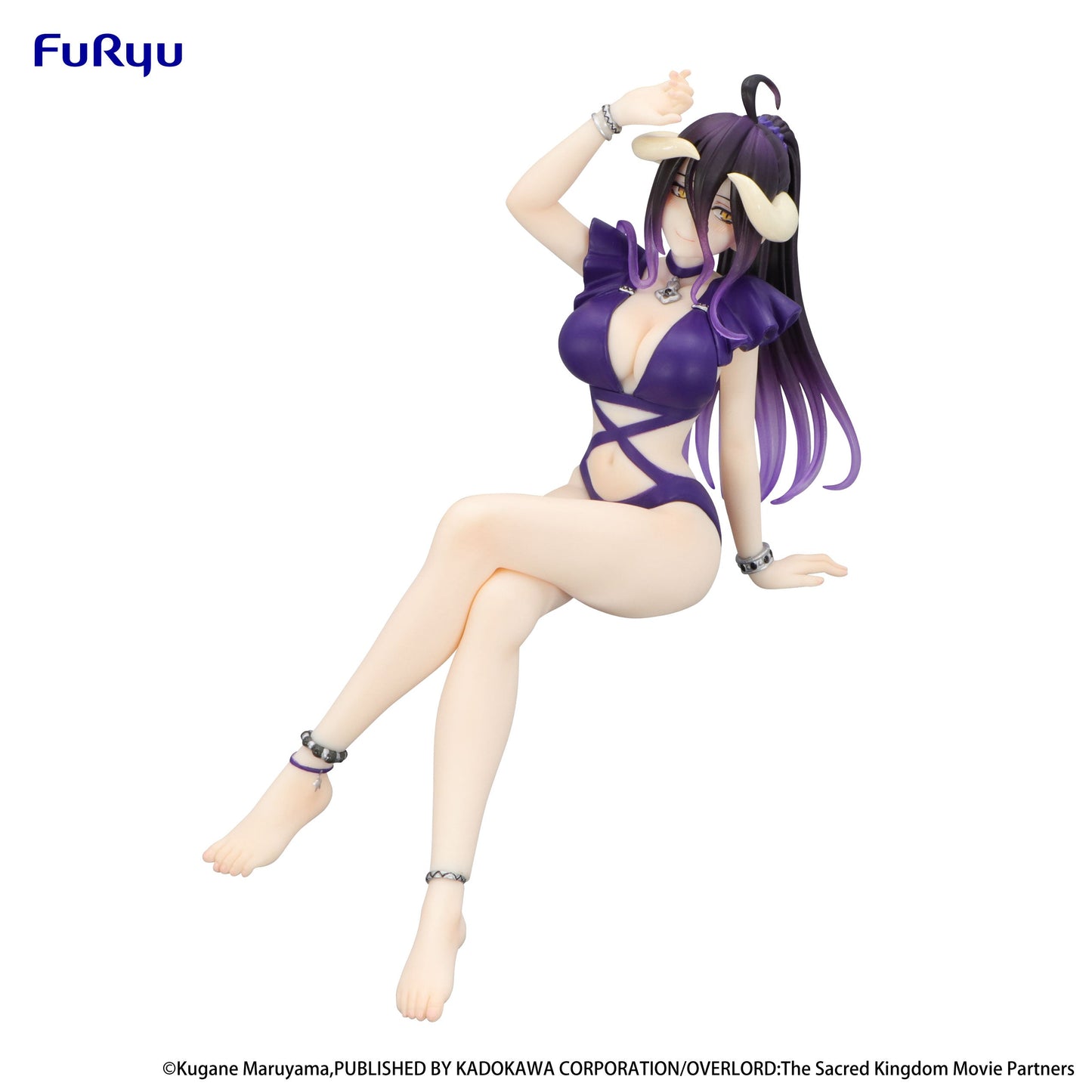 OVERLORD - ALBEDO SWIMSUIT DARK PURPLE COLOR VER. NOODLE STOPPER FIGURE Anime Pop