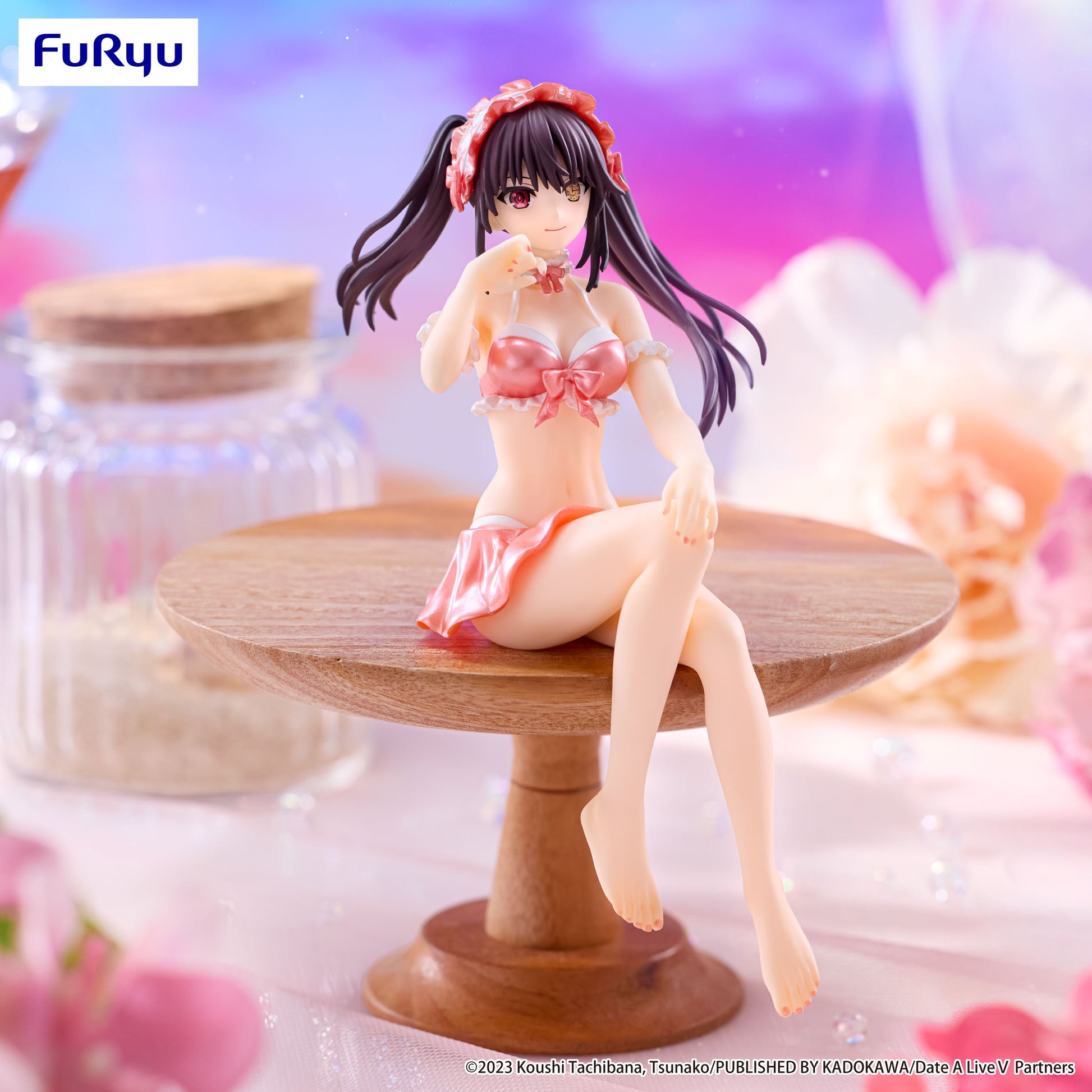 DATE A LIVE V - KURUMI TOKISAKI SWIMSUIT PASTEL RED COLOR VER. NOODLE STOPPER FIGURE Anime Pop