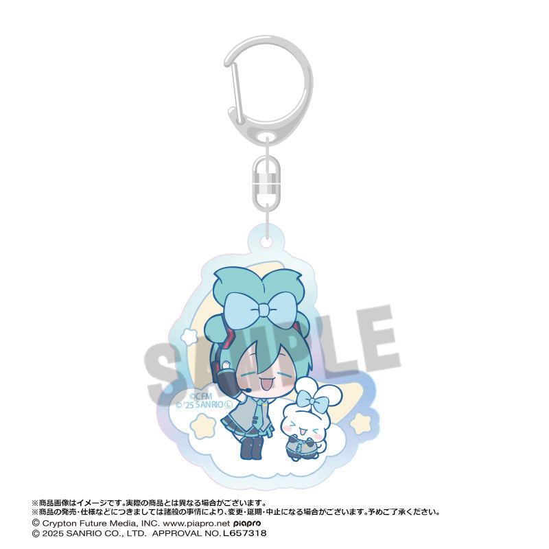 HATSUNE MIKU X CINNAMOROLL - AURORA ACRYLIC KEYCHAIN B Anime Pop