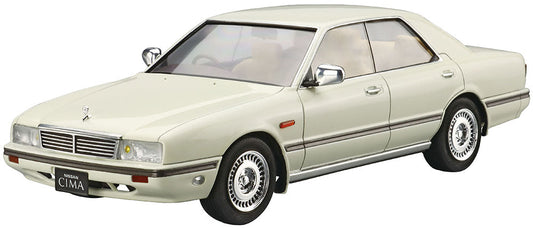 1/24 Nissan Y31 Cima Type II Limited 1990 Model Kit - Aoshima JDM Luxury Sedan Scale Model Super Anime Store