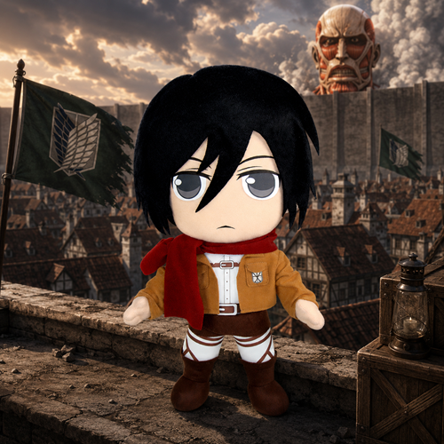 ATTACK ON TITAN - MIKASA 18" PLUSH ANlMEHOME