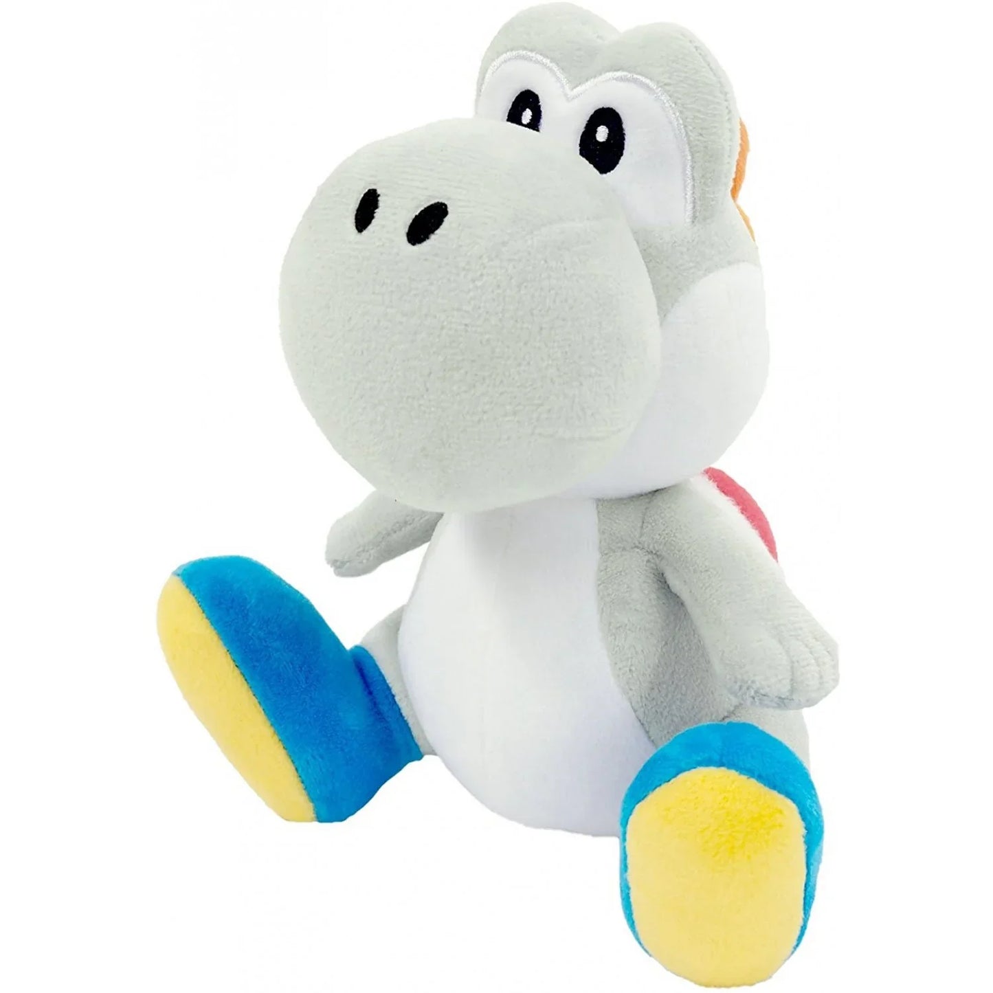 Super Mario All Star Yoshi - White Yoshi Plush, 7" Super Anime Store
