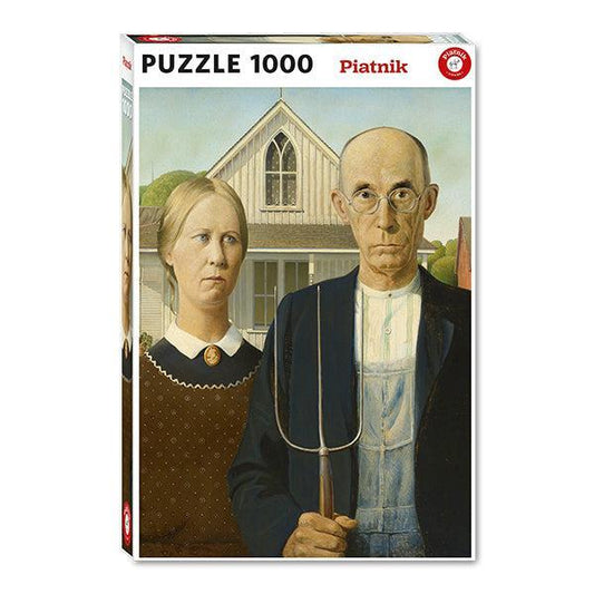 American Gothic 1000 Piece Jigsaw Puzzle Piatnik