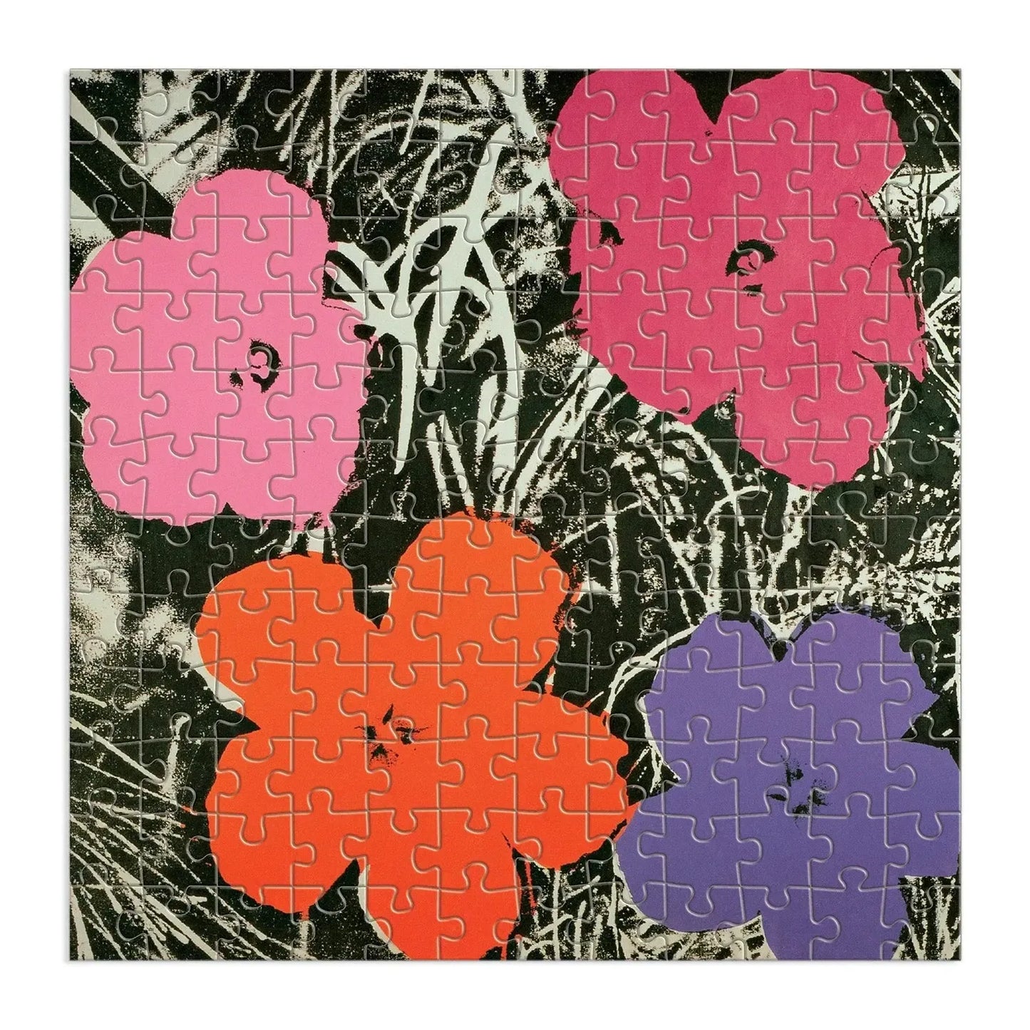 Andy Warhol Flowers 144 Piece Wood Jigsaw Puzzle Galison Puzzle Merchant