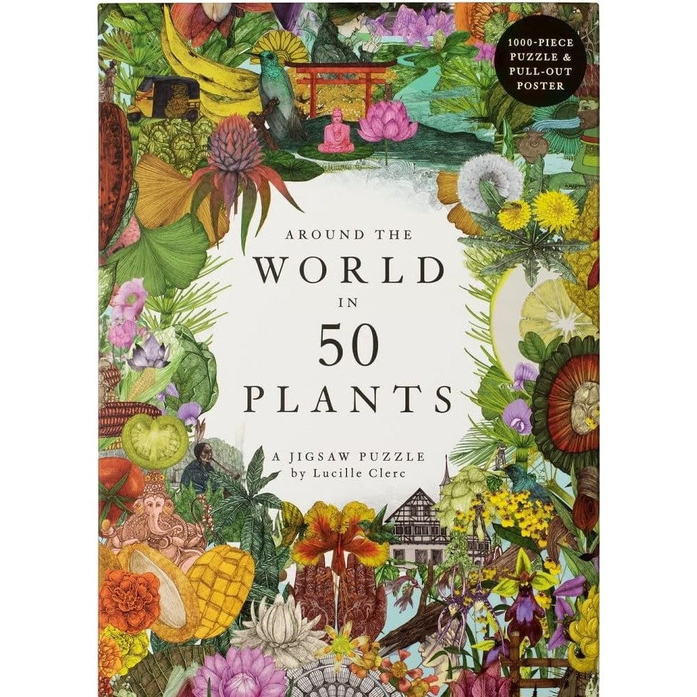 Around the World in 50 Plants 1000 Piece Jigsaw Puzzle Laurence King Puzzle Merchant