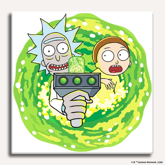 Rick & Morty - Paint By Numbers Kit 11.8" x 11.8" (30x30cm) Craft Hub