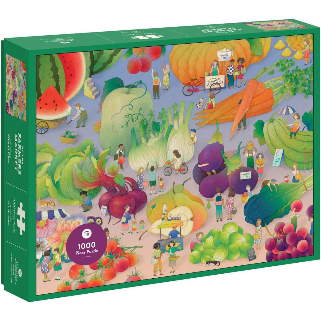 At the Farmers' Market 1000 Piece Jigsaw Puzzle PA Press Puzzle Merchant