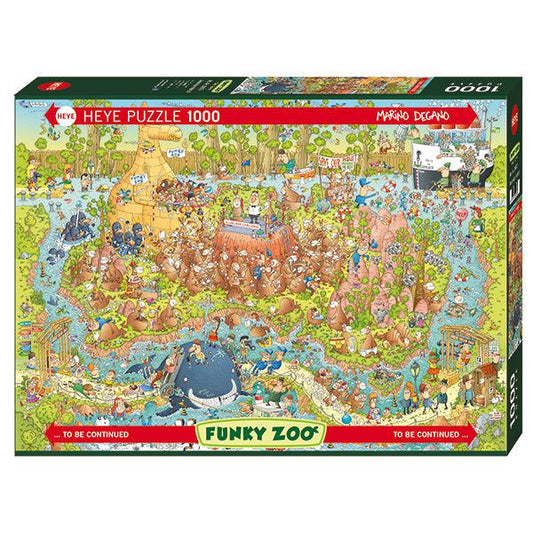 Australian Habitat Funky Zoo 1000 Piece Jigsaw Puzzle Heye Puzzle Merchant