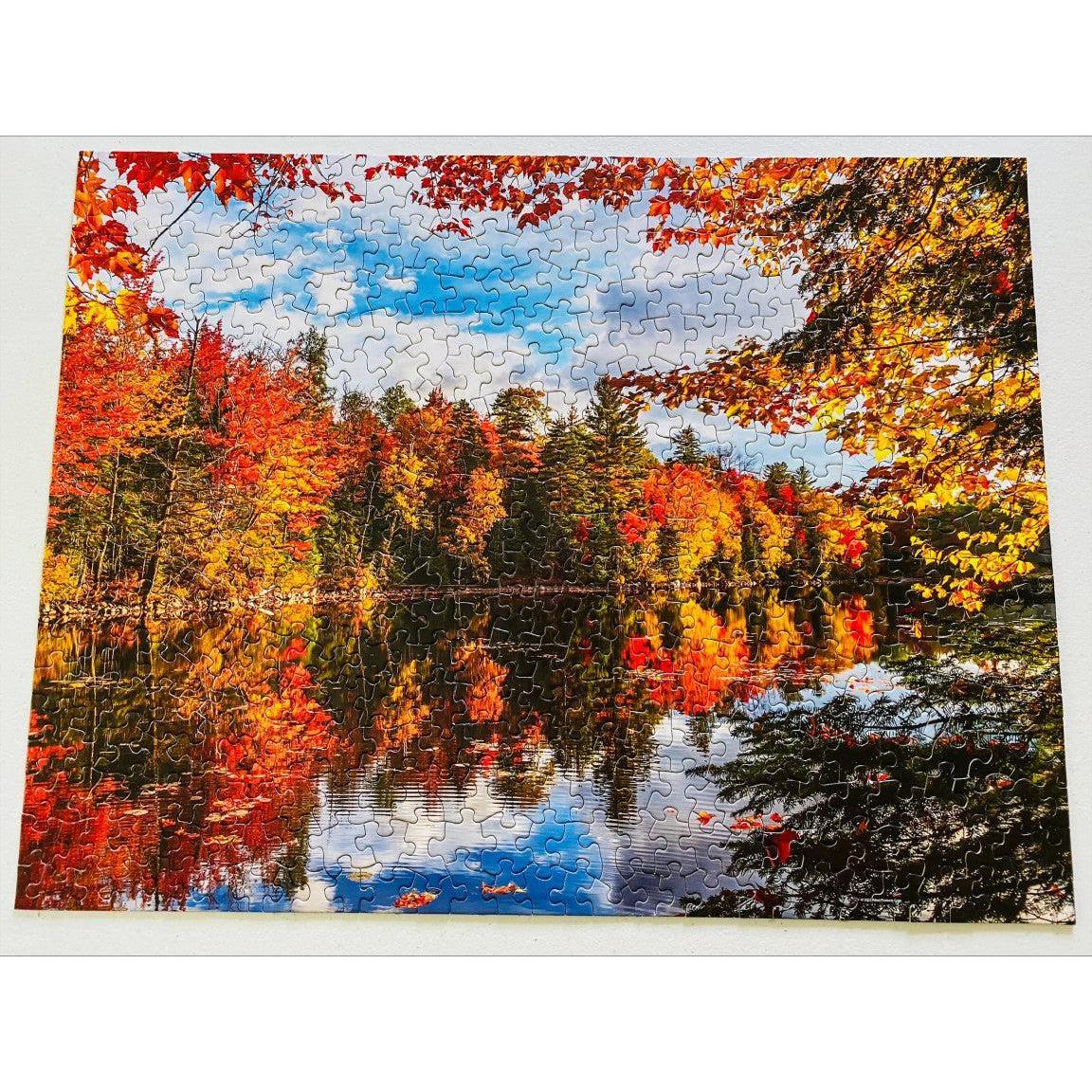 Autumn Lake 500 Piece Jigsaw Puzzle Springbok