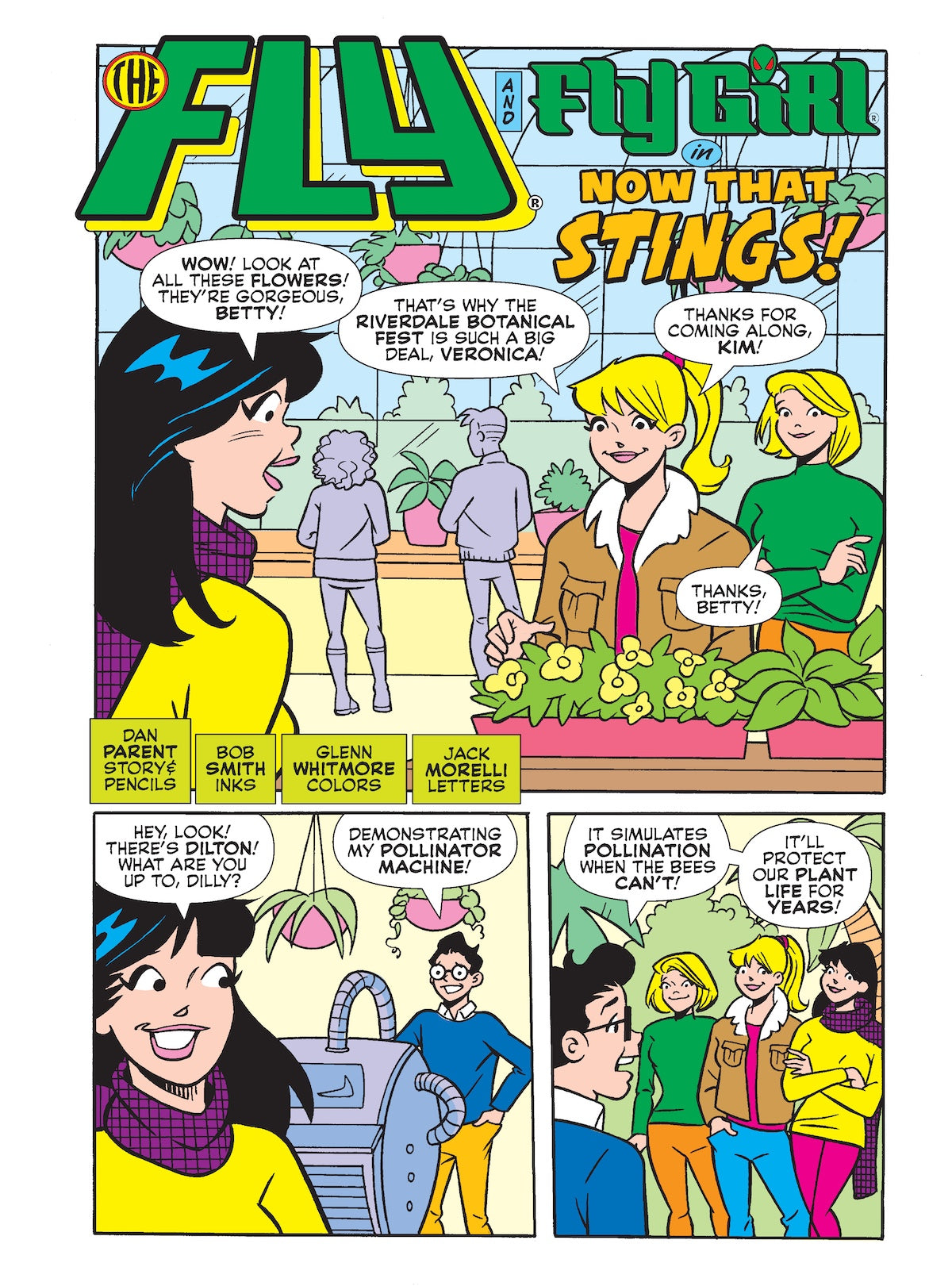 Archie Jumbo Comics Digest - Issue 357: Now That Stings! How Pureheart & The Fly Save the Day As A Madman Named The Murder Hornet Crashes An Indoor Flower Show In Riverdale’s Huge Greenhouse! Magazine Shop US