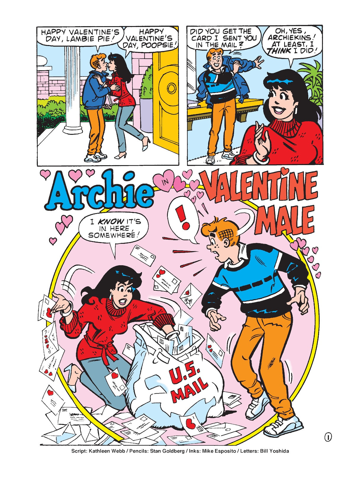 Archie - Archie Showcase Digest 25.01.31: World Of Archie Jumbo Comics, The Archie Library Issue 22, Archie's Valentine's Special, Featuring Heart Warming Stories, Puzzles, Hearts, Candy & More! Magazine Shop US
