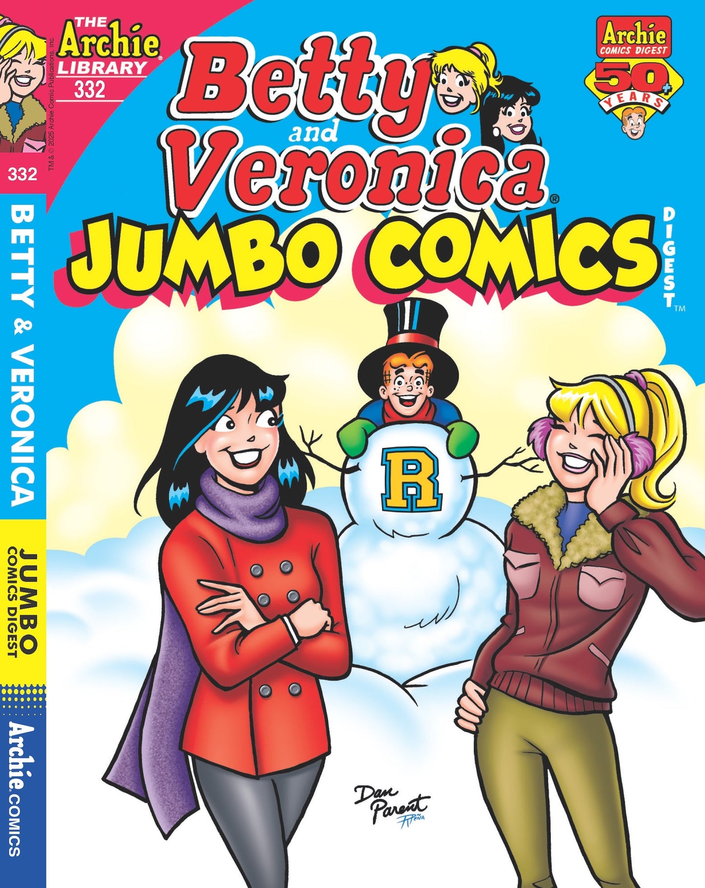 Archie - Betty and Veronica 25.02.21: World Of Archie Jumbo Comics, The Archie Library #332, Winter Themed, More Adventures With The Riverdale Gang! Magazine Shop US