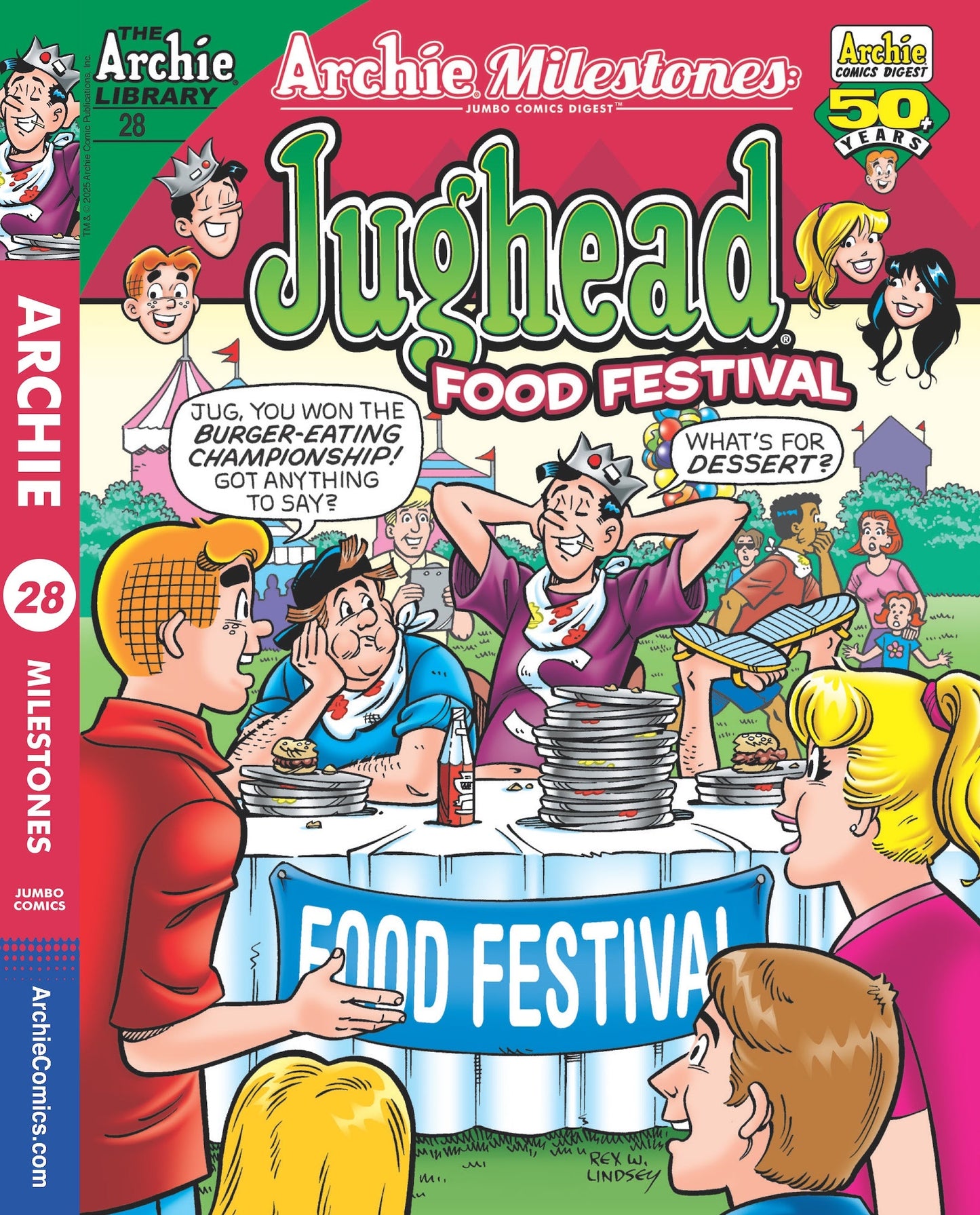 Archie - Jughead 25.03.07: World Of Archie Jumbo Comics, The Archie Library #28, Food Festival, Dig Into This Buffet Of Stories! Magazine Shop US