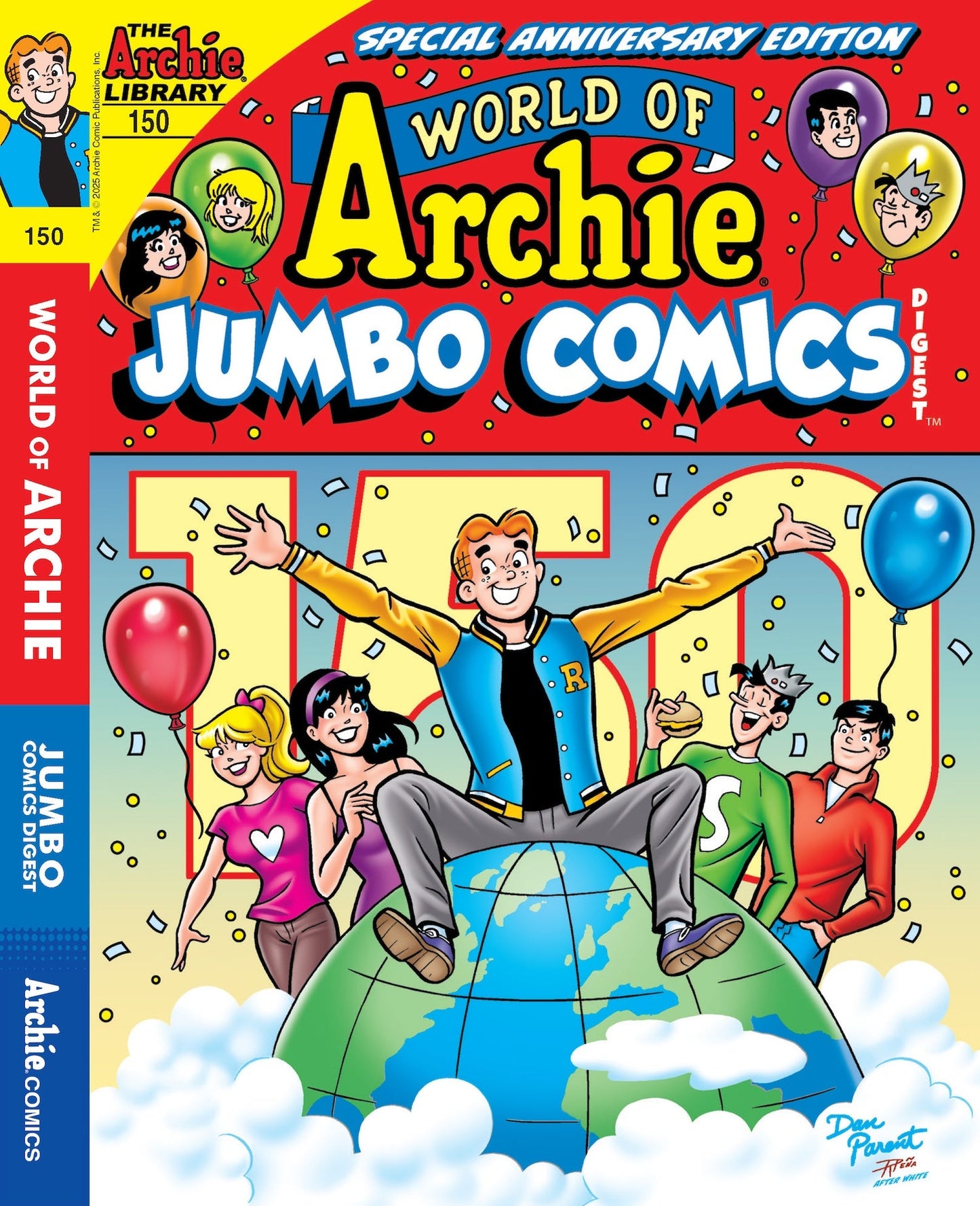 Archie - Jughead 25.05.09: World of Archie Jumbo Comics, The Archie Library #150, Special Anniversary Edition, Tara Swift Headlines Pop Tate’s Party, But It May Be Kardak The Mystic’s Illusion! Magazine Shop US