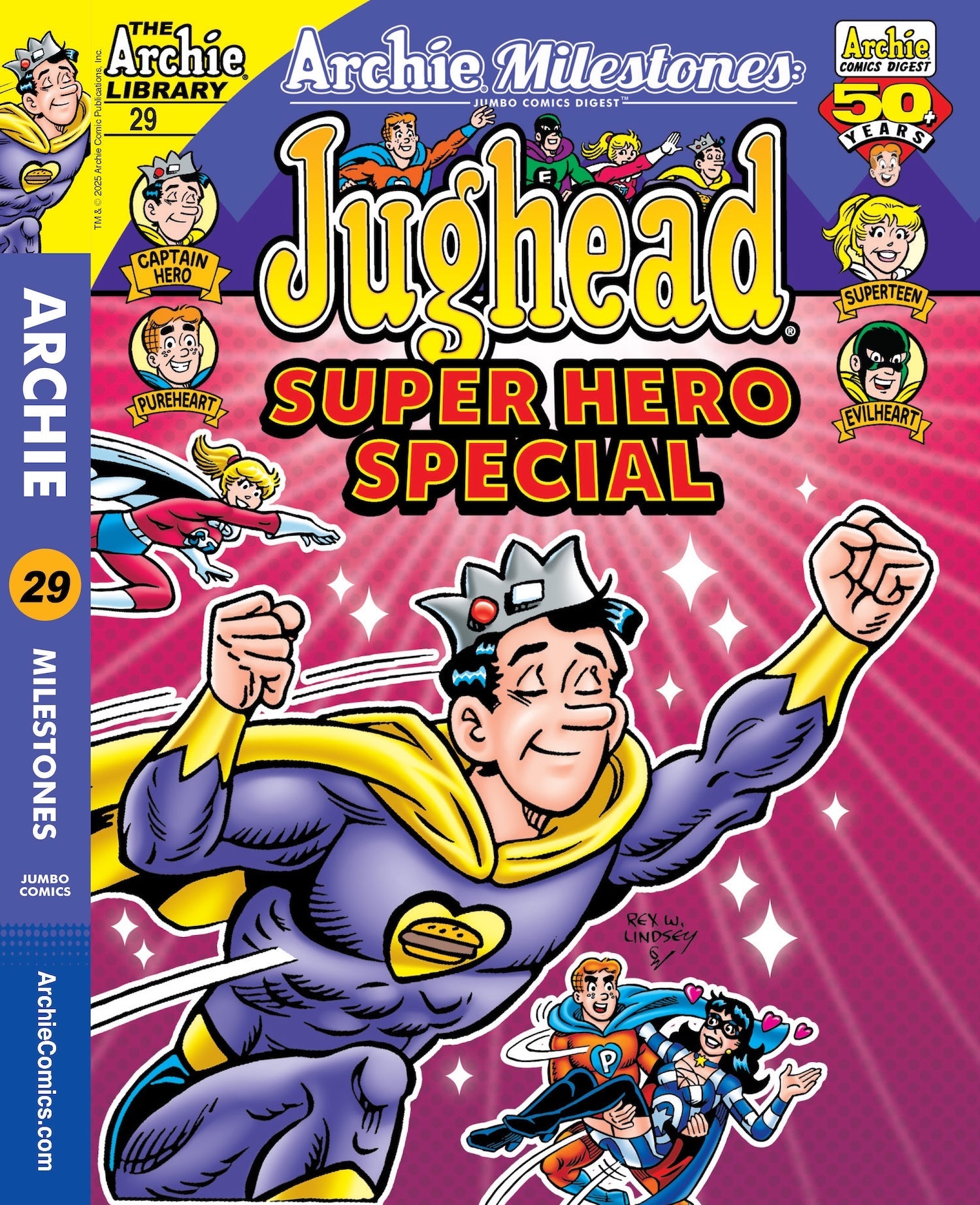 Archie - Jughead 25.05.16: World of Archie Jumbo Comics, Superhero Special Edition, Graphic Novel, Archie Milestones, The Archie Library #29, Jughead’s Top Adventures, Bravest Moments & More! Magazine Shop US