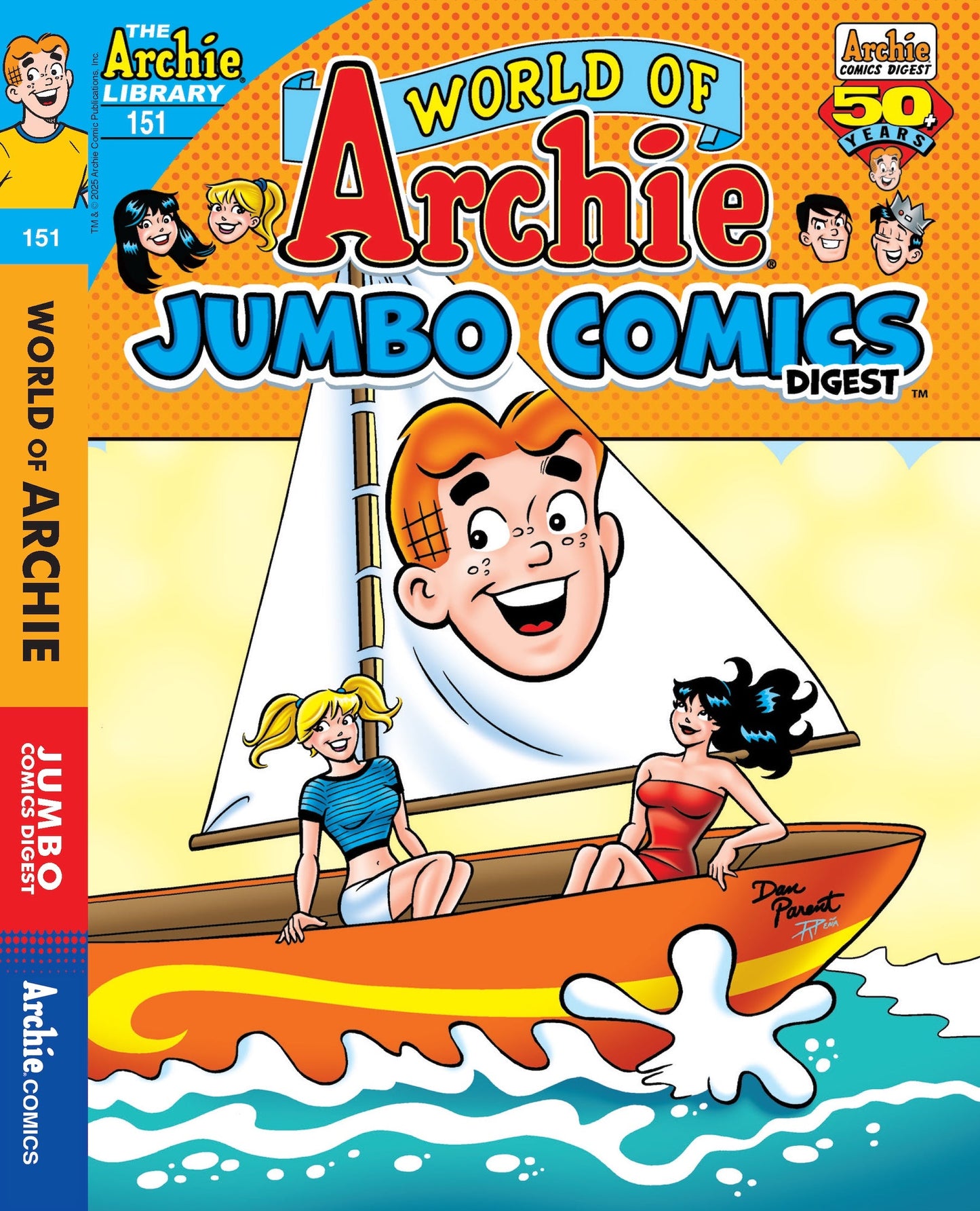 Archie - Jughead 25.06.13: World of Archie Jumbo Comics, The Archie Library #151, Summer, Sailing, Wilbur Wilkin & Jughead’s Beachside Kettle Corn Hustle & More! Magazine Shop US