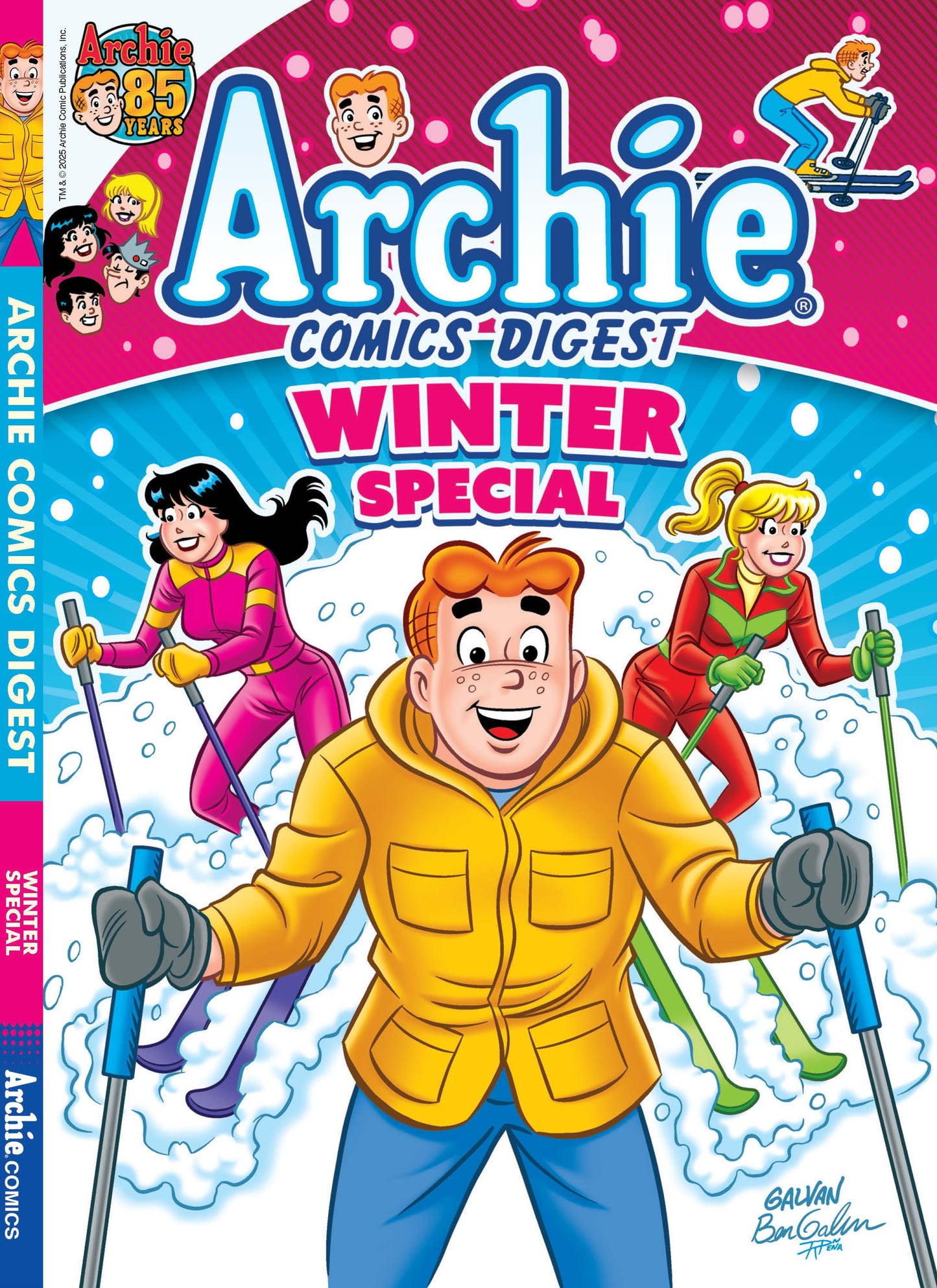 Archie - 25.12.19: World of Archie Jumbo Comics, Winter Special, Ski Lodge Speed Dating Chaos, Sabrina’s Magic Rizz Boost, Snowy Adventures, Snowball Fights, Classic Pin-Ups & More! Single Copy Magazine Shop US