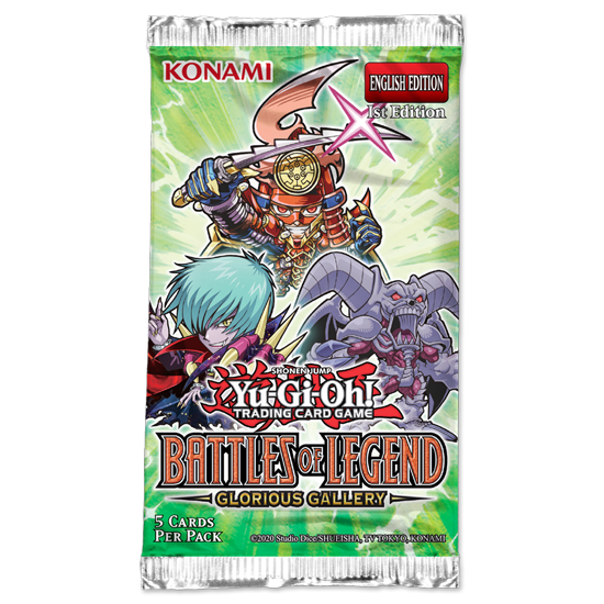 Yu-Gi-Oh! TCG Battles of Legend: Glorious Gallery Booster Pack (1st Edition) Super Anime Store