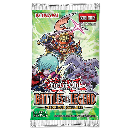 Yu-Gi-Oh! TCG Battles of Legend: Glorious Gallery Booster Pack (1st Edition) Super Anime Store