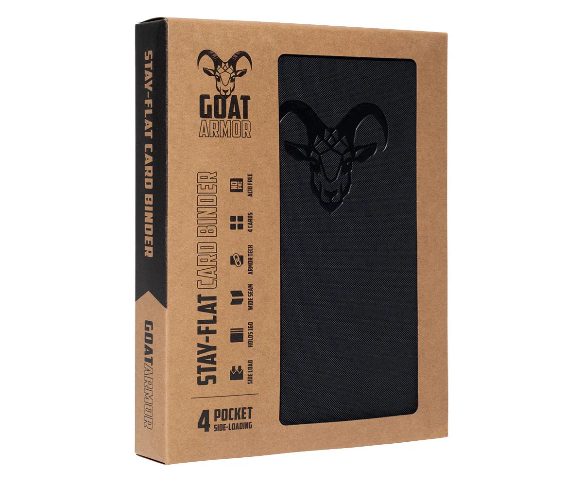 4 Pocket "Stay Flat" Card Binder Mankey Business