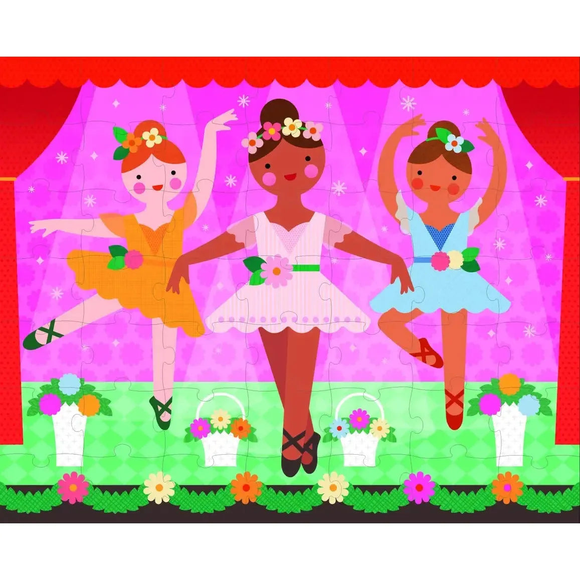 Ballerinas "On-the-Go" 49 Piece Double-Sided Jigsaw Puzzle Chronicle