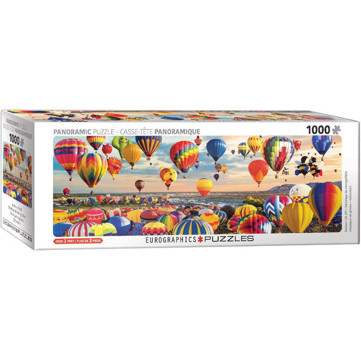 Balloon Lift Off 1000 Piece Panoramic Jigsaw Puzzle Eurographics Puzzle Merchant