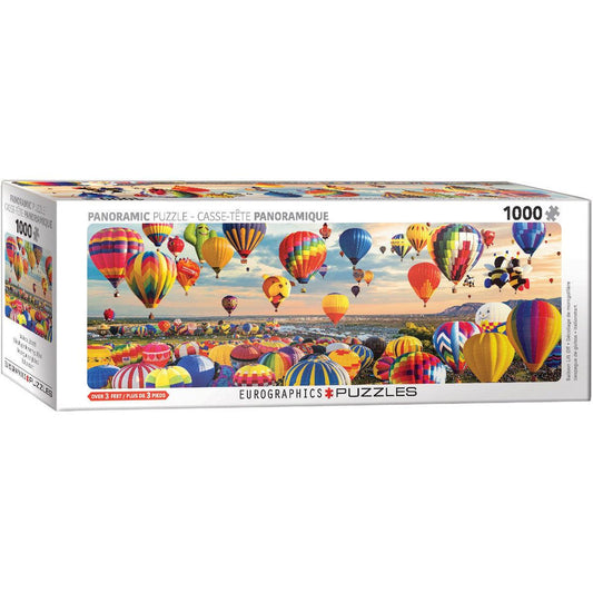 Balloon Lift Off 1000 Piece Panoramic Jigsaw Puzzle Eurographics Puzzle Merchant