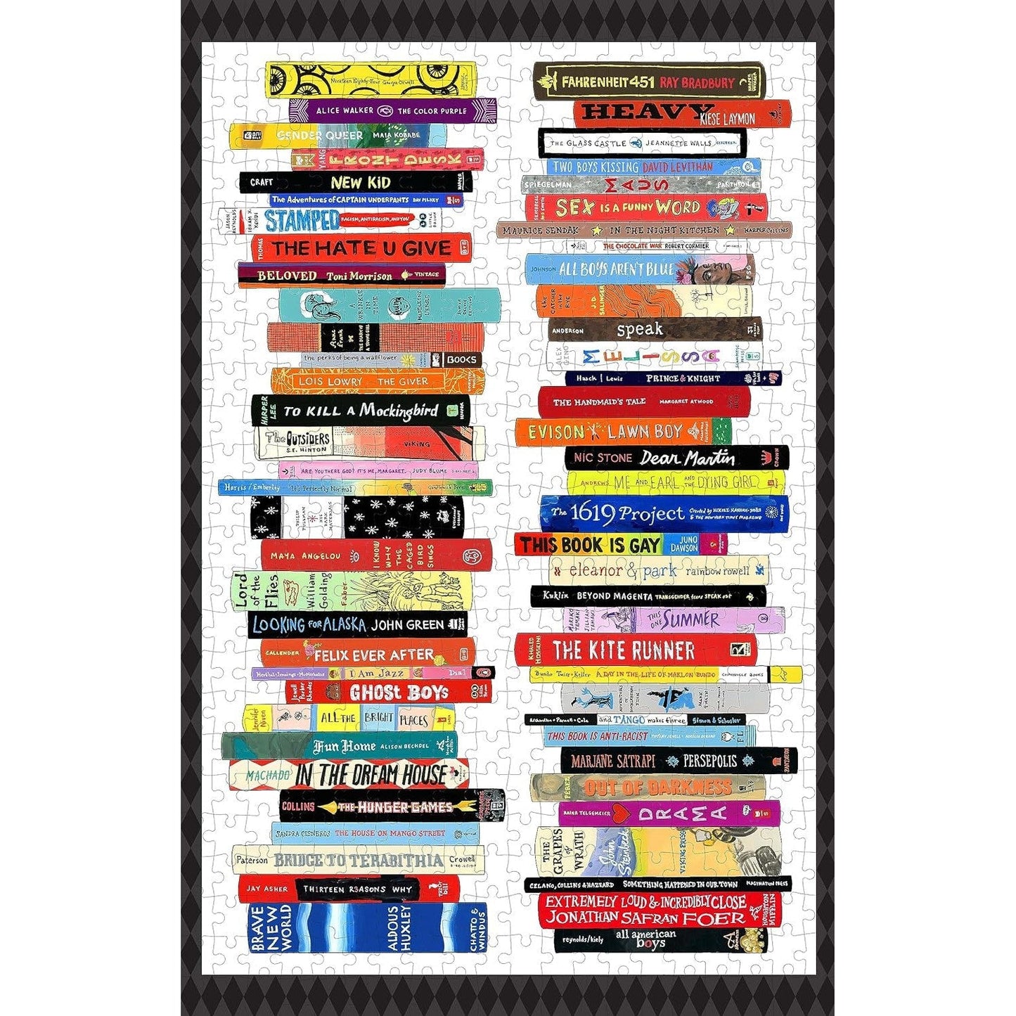 Banned Books Bibliophile 500 Piece Jigsaw Puzzle Chronicle