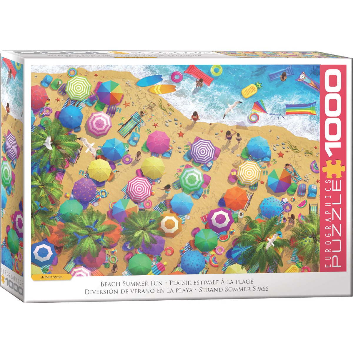 Beach Summer Fun 1000 Piece Jigsaw Puzzle Eurographics Puzzle Merchant