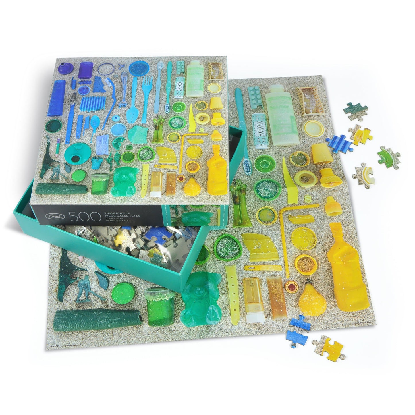 Beach Trash 500 Piece Jigsaw Puzzle Fred